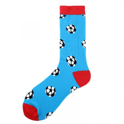Noxxiez - Cozy Soxxiez - Socken mit Fußbällen - blau