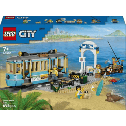 LEGO® 60506 City Eisenbahn - Klassische Strandstraßenbahn (693 Teile)