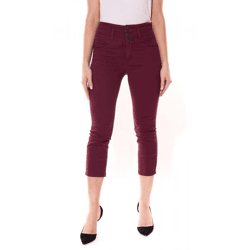 ARIZONA High Waist 7/8-Jeans stylische Damen Denim Baumwoll-Hose 27552924 Bordeaux-Rot
