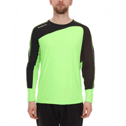 masita Herren Fitness-Pullover mit ClimaTech+ Technologie Langarm-Shirt Sport-Trikot Torwarttrikot 8516-4215 Neon-Grün/Schwarz