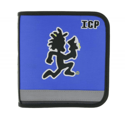 INSANE CLOWN POSSE CD-Hülle von der Horrorcore Rap-Band reflektierend für 24 CD´s Blau/Schwarz/Weiß/Gelb