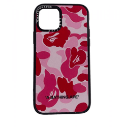A Bathing Ape Casetify Abc iPhone 11 Pro Hülle Rosa Unisex Handyhülle im Tarnmuster Rosa