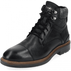 Sportliche Pantofola d´Oro Stiefelette Schnürschuhe für Herren 10233056.25Y Schwarz