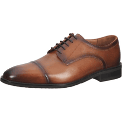 Komfortable GORDON & BROS Businessschuhe Schnürschuhe für Herren 624696 TAN Rot