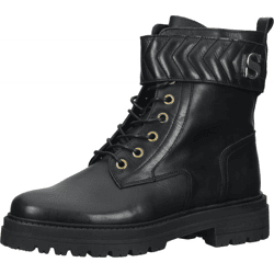 Trendige SCAPA Stiefelette Schnürschuhe für Damen 21/6664 900 Schwarz