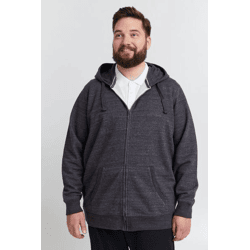 klassische BLEND BT Velno Herren Kapuzenjacke mit Reißverschluss Sweatjacke Große Größen 20714928ME-194007 Schwarz