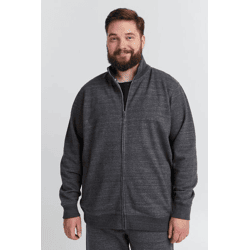 klassische BLEND BHLenner BT Herren Sweatjacke mit Stehkragen Jacke Große Größen 20714929ME-194007 Schwarz