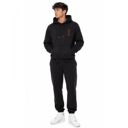 ON THAT ASS Steven Hoody Herren Kapuzen-Pullover Baumwoll-Sweater mit Kängurutasche Hoodie Schwarz