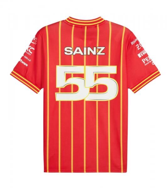extravagantes PUMA X Scuderia Ferrari F1 2024 Herren Fu&szlig;ball-Shirt Kanadischer GP Trikot 701227995 002 Rot