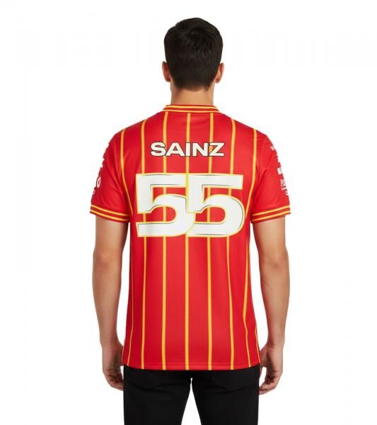 extravagantes PUMA X Scuderia Ferrari F1 2024 Herren Fu&szlig;ball-Shirt Kanadischer GP Trikot 701227995 002 Rot
