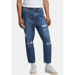 bequeme 2Y Premium Herren Jeans Denim mit Baumwolle Blau