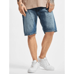 bequeme 2Y Premium Herren Shorts Slim Fit Taschen Denim mit Baumwolle Blau