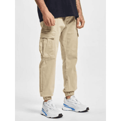 lässige 2Y Premium Herren Jeans Stretch Reißverschluss Taschen mit Baumwolle Beige