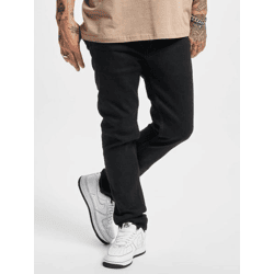 bequeme 2Y Premium Herren Jeans Slim Fit Stretch Reißverschluss mit Baumwolle Schwarz