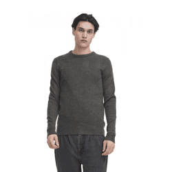 klassischer CASUAL FRIDAY CFHeine Herren Grobstrickpullover mit Label-Detail Strickpullover 20505605-50818 Grau