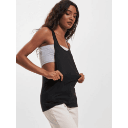 modernes Build Your Brand Damen T-Shirt 110 g/m² mit Baumwolle Schwarz