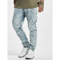 moderne Cayler & Sons Herren Jeans Stretch Reißverschluss Taschen mit Baumwolle Blau