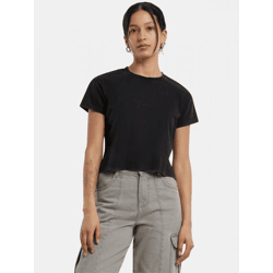 sportliches Build Your Brand Damen T-Shirt 210 g/m² mit Baumwolle Schwarz