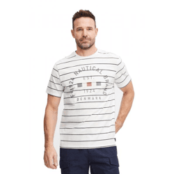 klassisches FQ1924 FQTom SS Herren T-Shirt mit Rundhals Shirt 21900644-114201 Weiß