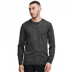 klassischer BLEND BHCerstan Herren Feinstrickpullover mit Rundhals Strickpullover 20716722ME-200278 Grau