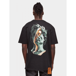 bequemes Forgotten Faces Herren T-Shirt Oversize 240 g/m² mit Baumwolle Schwarz