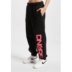 vielseitige Dangerous DNGRS Damen Hose Kordelzug mit Baumwolle Schwarz