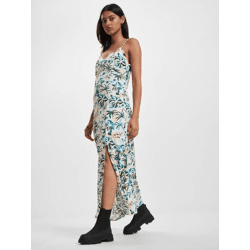 leichtes Just Rhyse Damen Kleid Reißverschluss 114 g/m² Weiß/Bunt