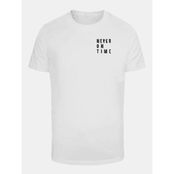sportliches Mister Tee Herren T-Shirt 180 g/m² mit Baumwolle Weiß