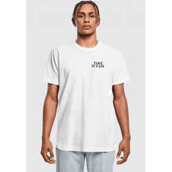 modernes Mister Tee Herren T-Shirt mit Baumwolle Weiß