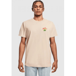 sportliches Mister Tee Herren T-Shirt 200 g/m² mit Baumwolle Beige