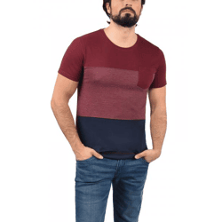 klassisches SOLID SDMingo Herren T-Shirt mit Rundhals Shirt 21300044ME-985 Rot
