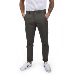 klassische BLEND BHTromp Herren Chinohose mit Reißverschluss Stoffhose 20703188ME-75112 Grau