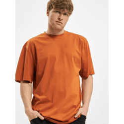 sportliches Urban Classics Herren T-Shirt Oversize 180 g/m² mit Baumwolle Rost-Braun