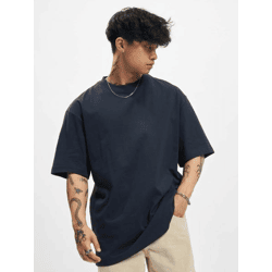 bequemes URBAN CLASSICS Herren T-Shirt Oversize 180 g/m² mit Baumwolle Navy