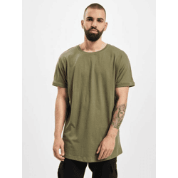 lässiges URBAN CLASSICS Herren T-Shirt 200 g/m² mit Baumwolle Khaki