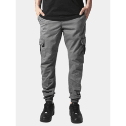 stylische URBAN CLASSICS Herren Jeans Kordelzug Taschen 320 g/m² mit Baumwolle Anthrazit