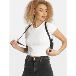modernes Urban Classics Damen T-Shirt Stretch 180 g/m² mit Baumwolle Weiß