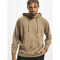 bequemer Urban Classics Herren Hoodie Rippbündchen Kapuze 300 g/m² mit Baumwolle Khaki