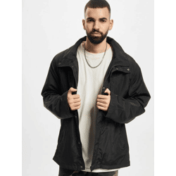 schlichte URBAN CLASSICS Herren Jacke Reißverschluss Taschen 89 g/m² Schwarz