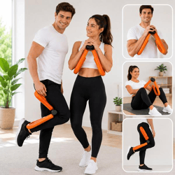 EDURO Arm- und Beintrainer gepolstertes Sportgerät für zu Hause Oberschenkel-Trainer 38x25cm 7749103 Orange