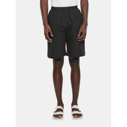 sommerliche Urban Classics Herren Baumwoll-Shorts 180 g/m² Sommer-Hose Schwarz