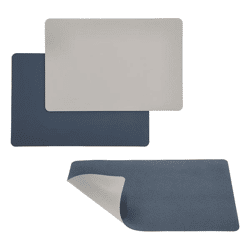 Tischset PVC ca. 45x30cm Blau / Grau 