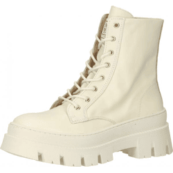 Bequeme Steve Madden Stiefelette Schnürschuhe für Damen Frederique SM11002062-287 Weiß