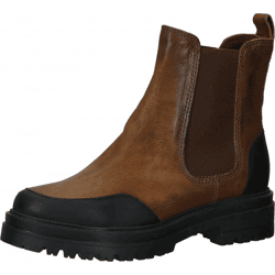 Modische Sansibar Stiefelette Schlupfschuhe für Damen 1101918 42 Braun