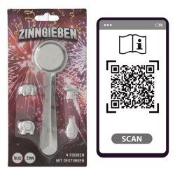 Zinngieß Set, 5tlg.