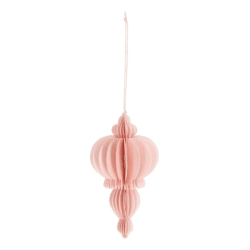 Hänger Ornament Honeycomb, rosa, groß, ca.15cmH