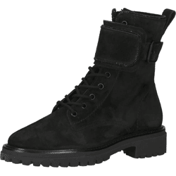 Komfortable paul green Stiefelette Schnürschuhe für Damen 9080-012 Schwarz