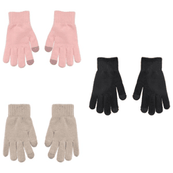 Handschuhe Damen Uni, 3/s