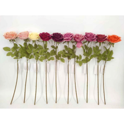 Kunstblume, Rose Spray, 4/s ca. 59cmH