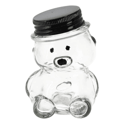 Flasche Bär, durchsichtig, ca.80ml